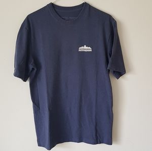 Rare Patagonia blue short sleeves music and sport